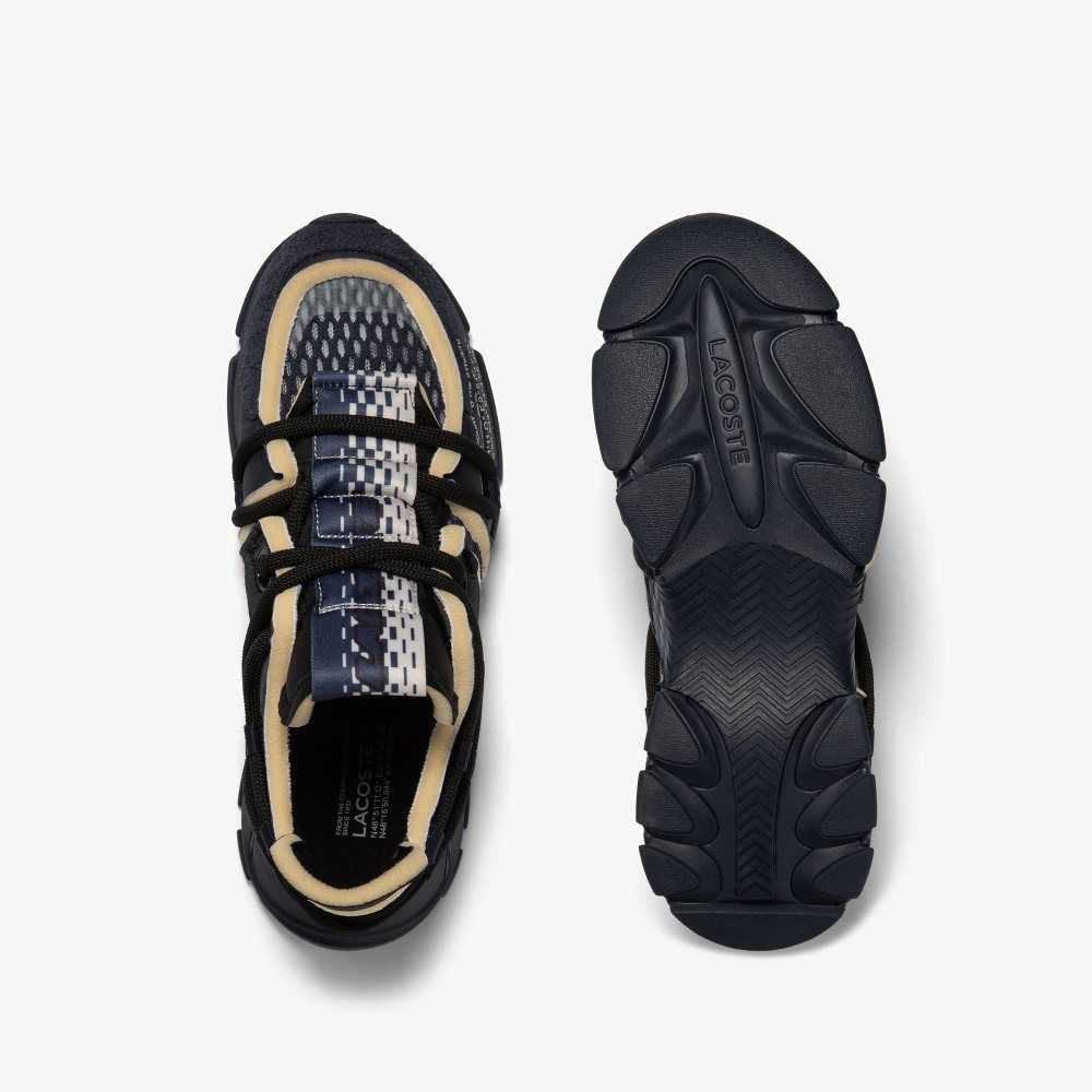 Nvy/Blk Lacoste L003 Active Runway Sneakers | WPXGZC-157