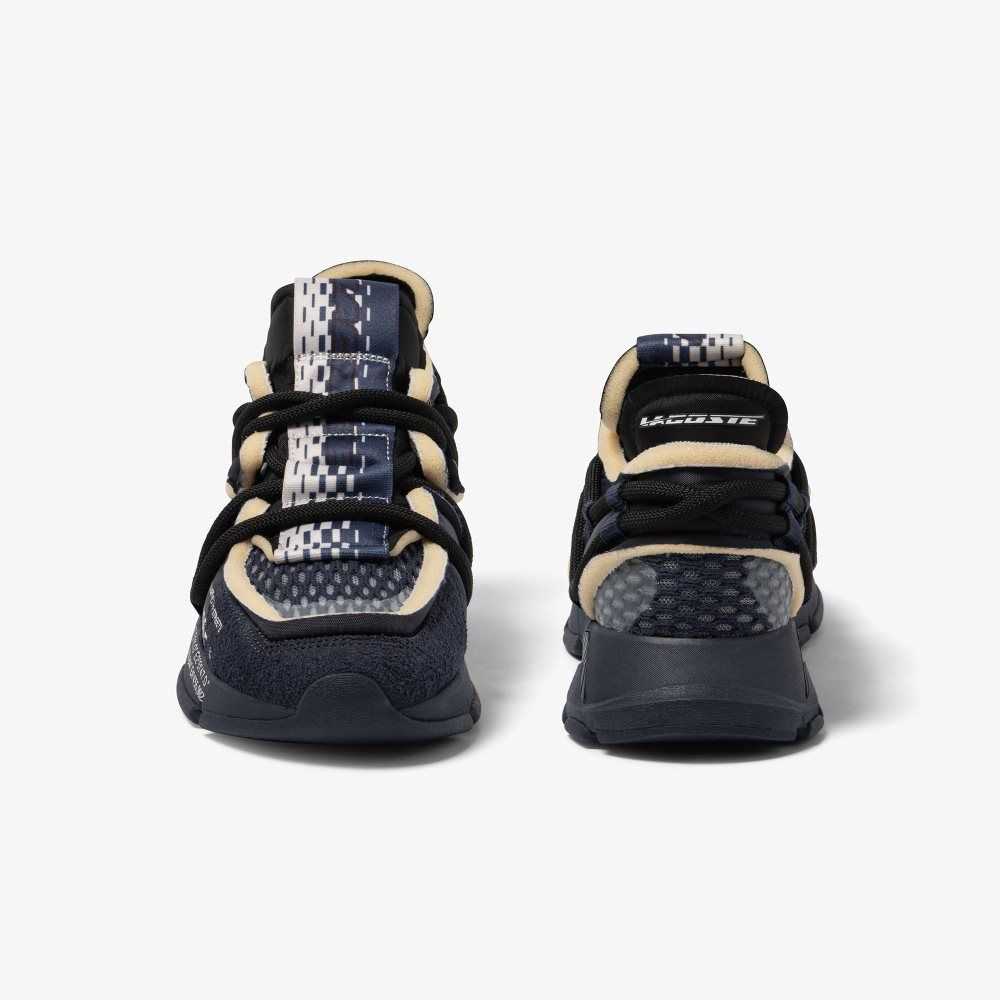 Nvy/Blk Lacoste L003 Active Runway Sneakers | WPXGZC-157