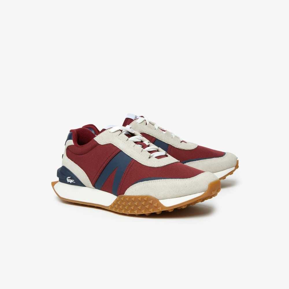 Nvy/Gum Lacoste L-Spin Deluxe Winter Leather Outdoor Shoes | ARXDIJ-986