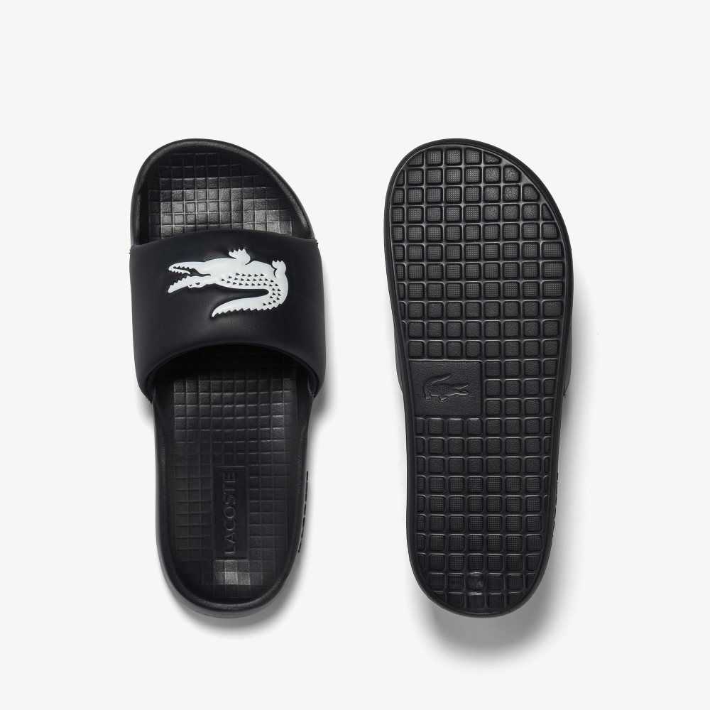 Nvy/Wht Lacoste Croco 1.0 Slides | YLOIBP-368