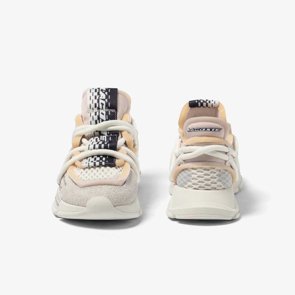 Off White/Off White Lacoste L003 Active Runway Sneakers | NYHMOC-631