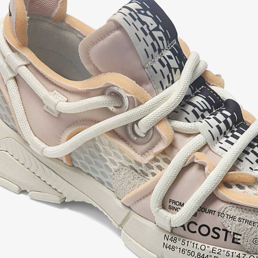 Off White/Off White Lacoste L003 Active Runway Sneakers | NYHMOC-631