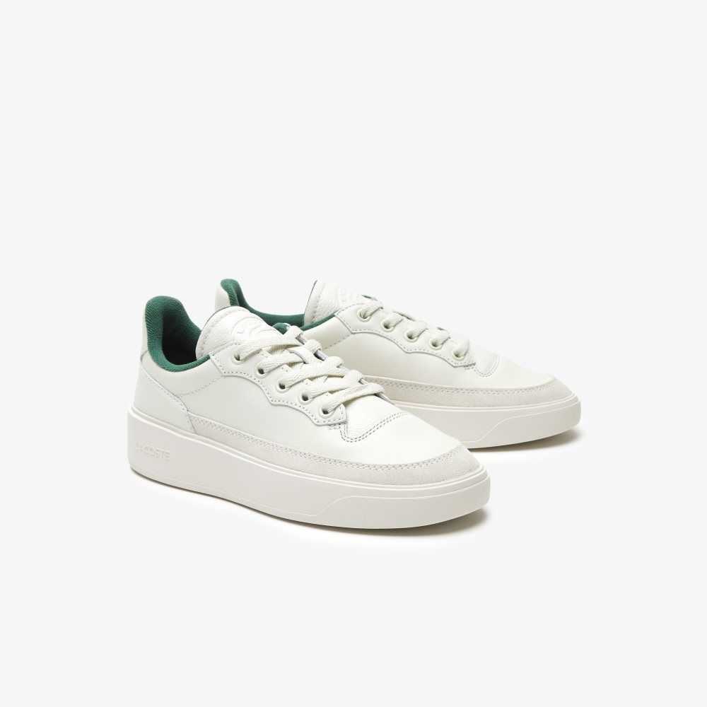 Off Wht/Off Wht Lacoste G80 Club Leather Tonal Sneakers | SHRBPW-630