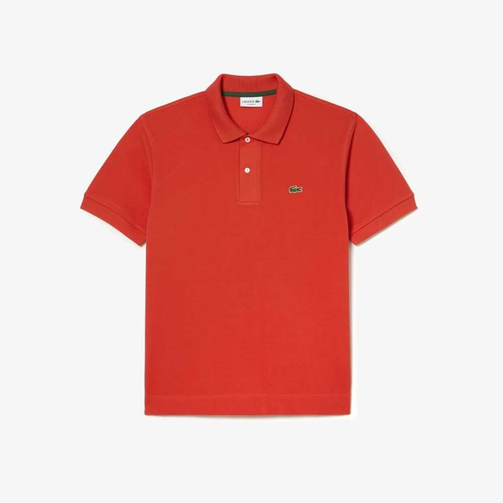 Orange Lacoste Classic Fit Heavy Cotton Pique L.12.21 Polo | FUQNLB-037