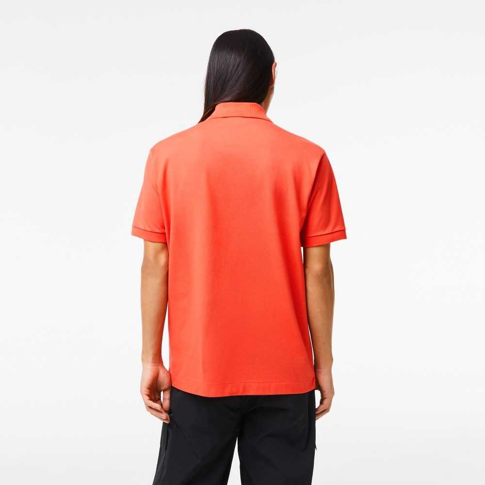 Orange Lacoste Original L.12.12 petit pique cotton Polo | VMTDOS-608