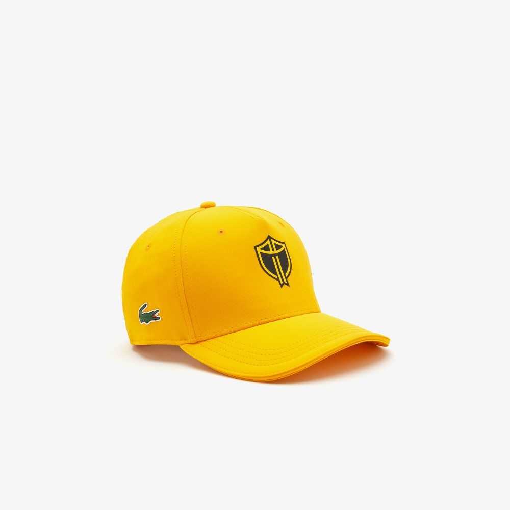 Orange Lacoste Presidents Cup SPORT Stretch Taffeta Cap | MKQHZX-643