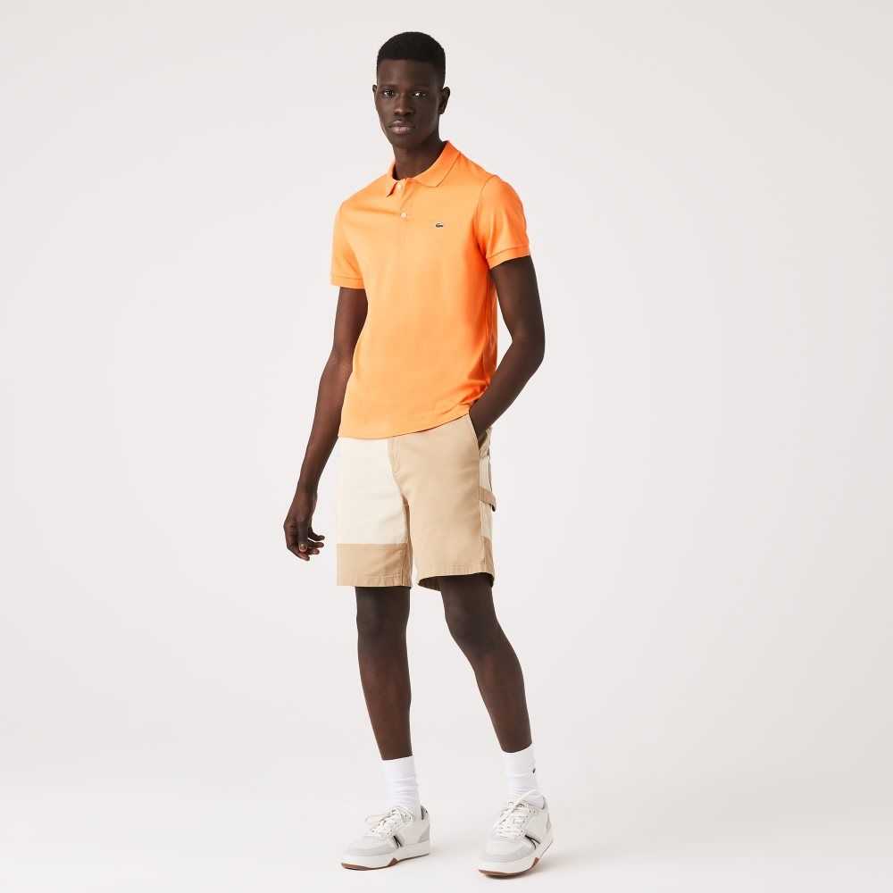 Orange Lacoste Regular Fit Ultra Soft Cotton Jersey Polo | HGRQYS-716