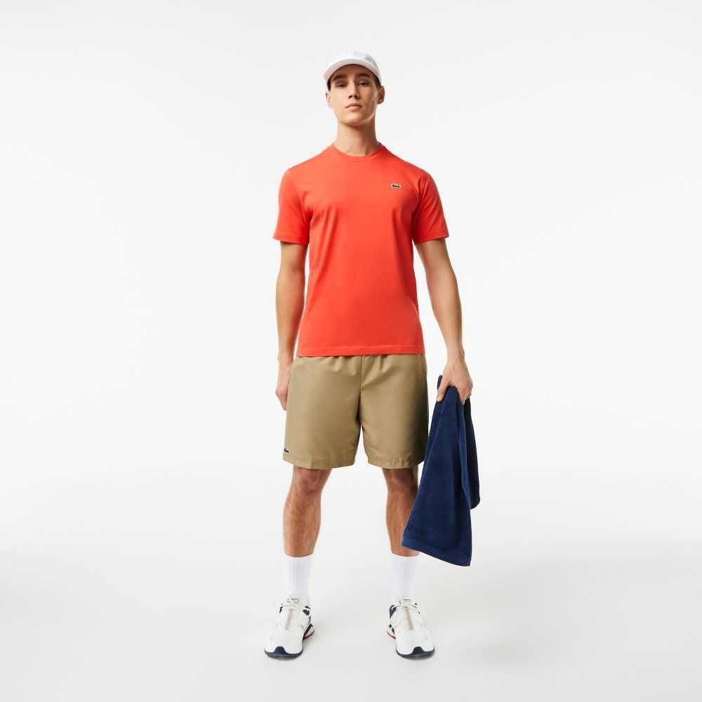 Orange Lacoste SPORT Breathable T-Shirt | LHVMBP-847