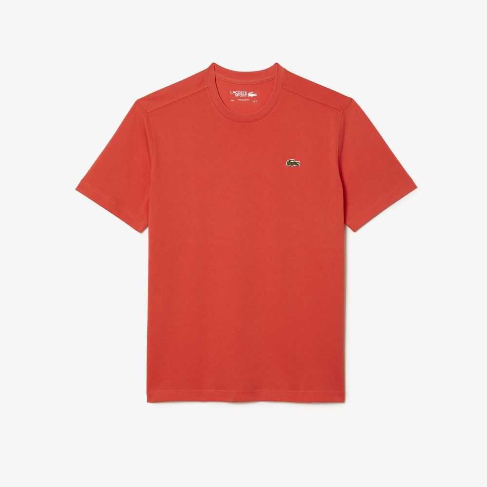 Orange Lacoste SPORT Breathable T-Shirt | LHVMBP-847