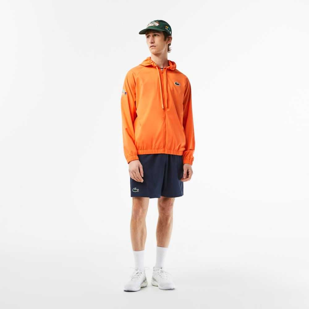 Orange Lacoste Sport Miami Open Edition Jacket | DBEYLS-532