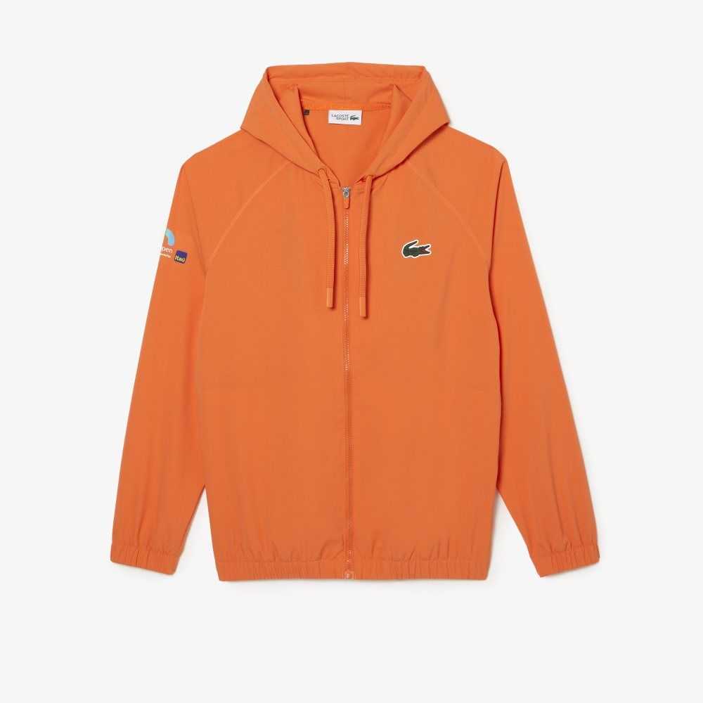 Orange Lacoste Sport Miami Open Edition Jacket | DBEYLS-532