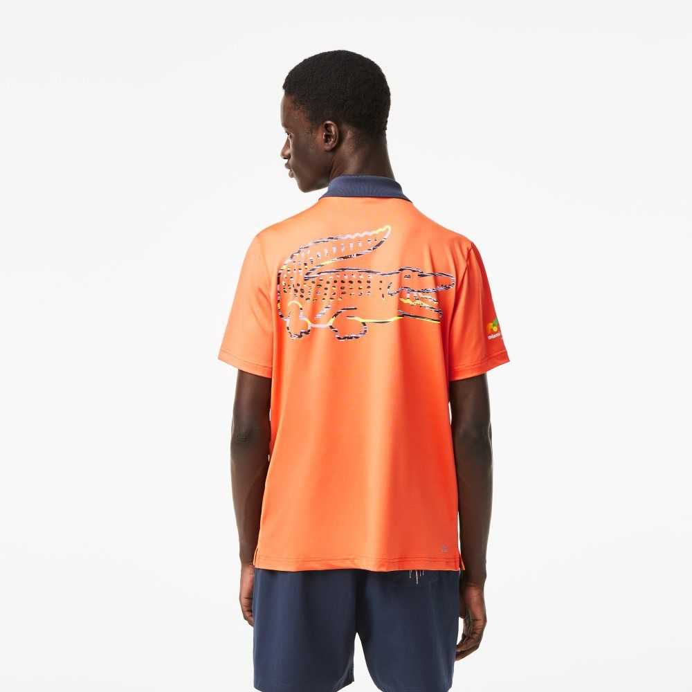 Orange Lacoste Sport Miami Open Edition Polo | JNVTHW-896