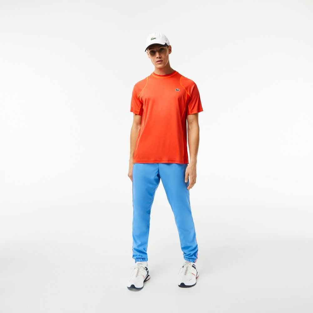 Orange / Red / Orange Lacoste Tennis T-Shirt in Tear Resistant Pique | TJKWOQ-681