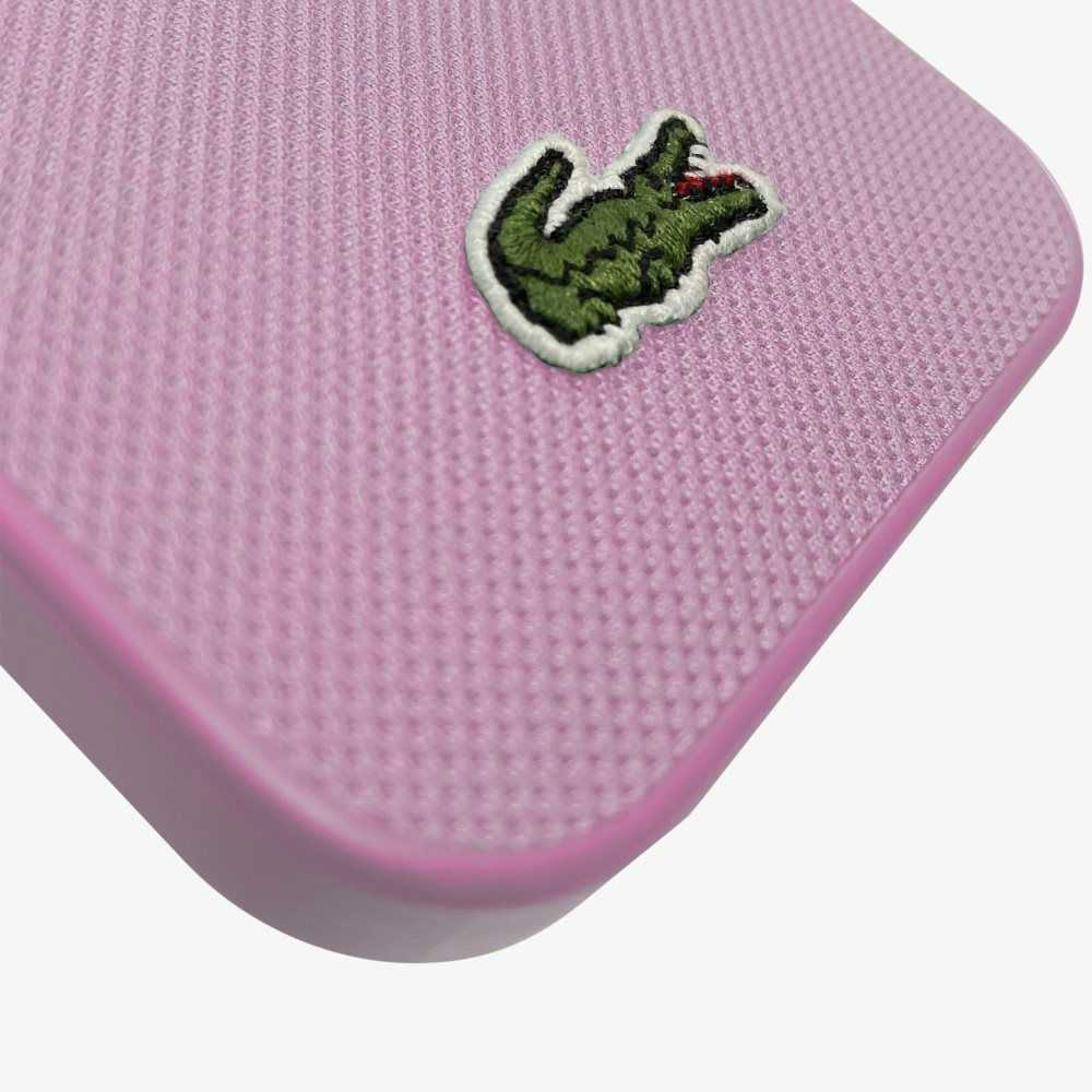 Parme Lacoste Petit Pique Effect iPhone 14 Pro Case | HQASXK-486