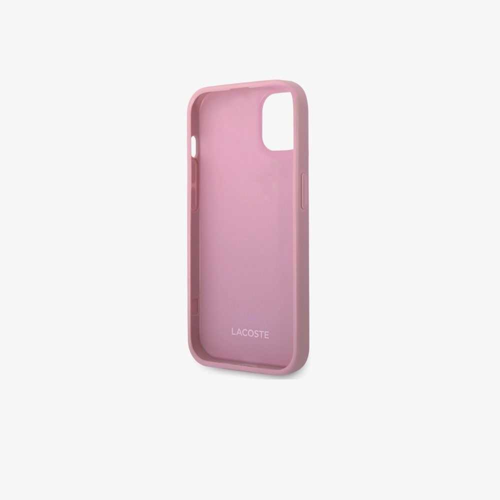 Parme Lacoste Petit Pique Effect iPhone 14 Plus Case | KNSAZT-659