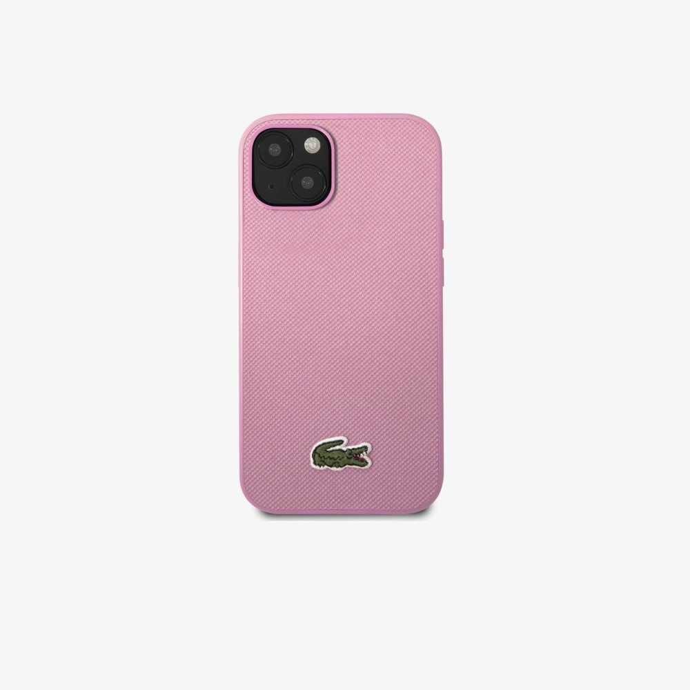 Parme Lacoste Petit Pique Effect iPhone 14 Plus Case | VEYZGR-607