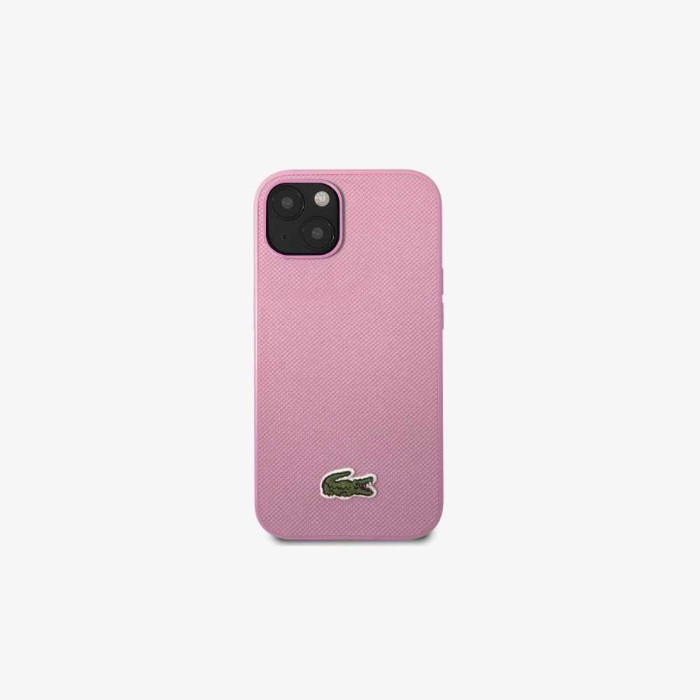 Parme Lacoste Petit Pique Effect iPhone 14 Case | ZYEWSU-739