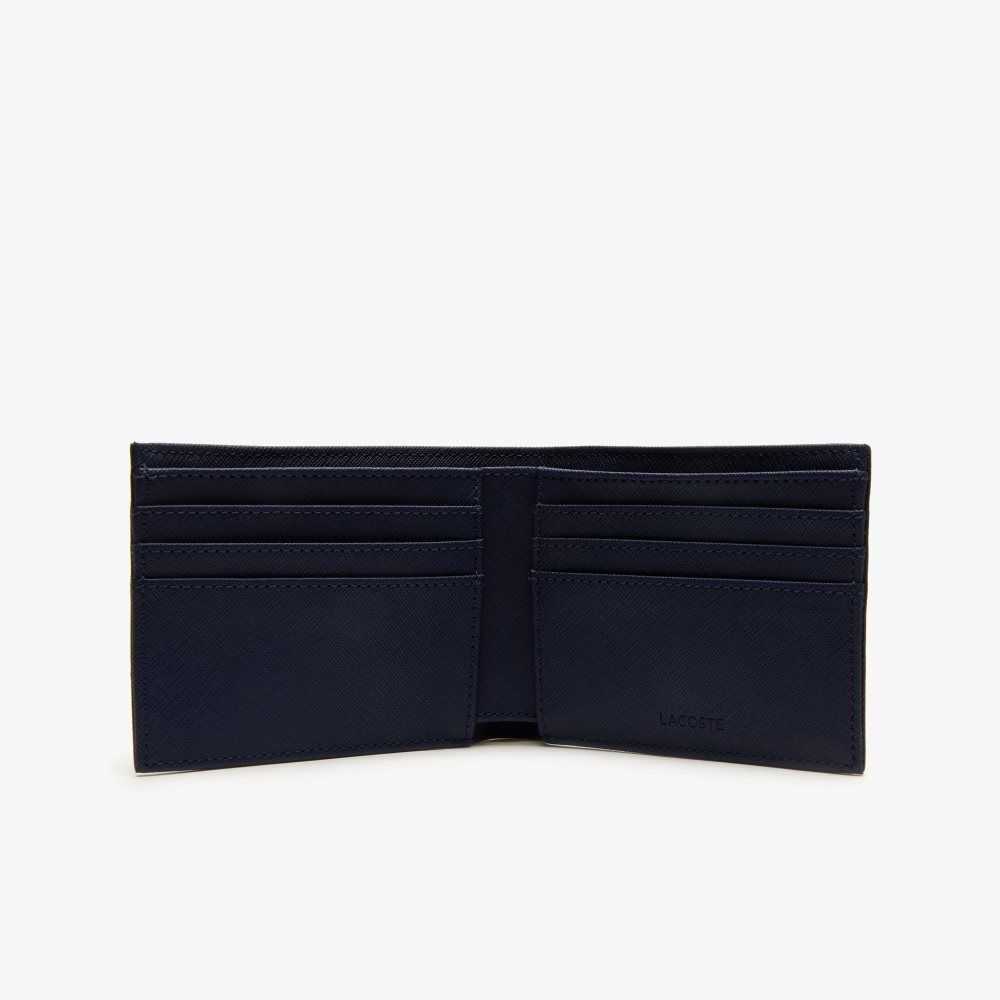 Peacoat Lacoste Classic Petit Pique Six Card Wallet | DAQLFJ-648