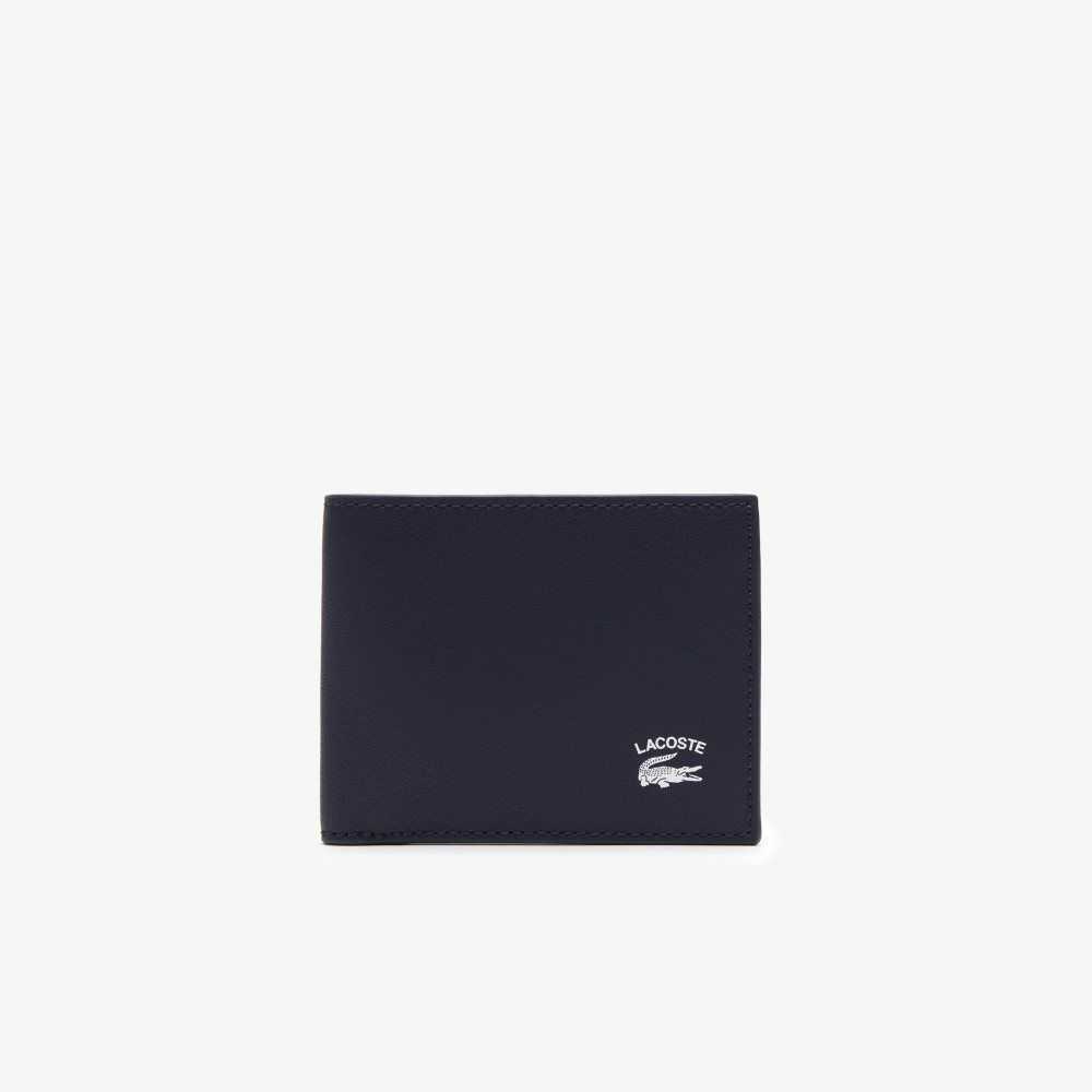 Peacoat Lacoste Interior Card Slot Foldable Wallet | XHYBUP-419