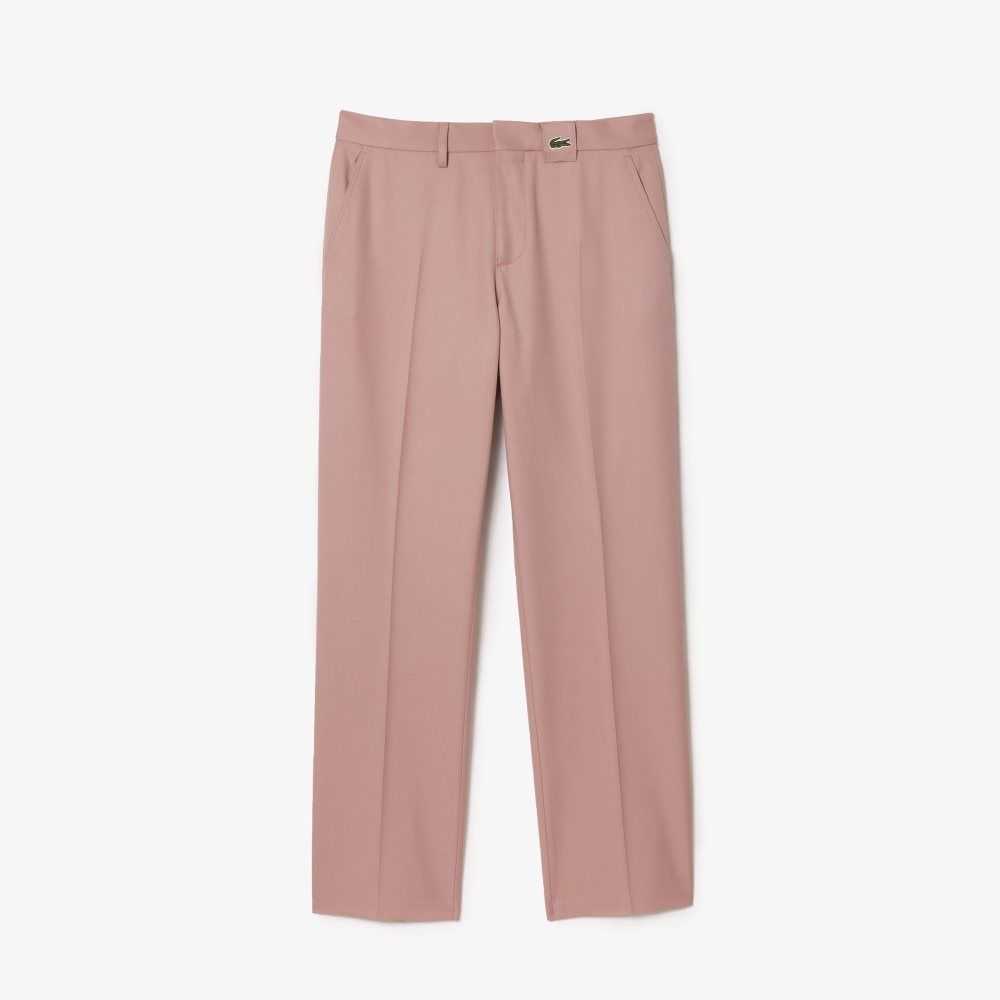 Pink Lacoste Chinos | EKVNIT-847