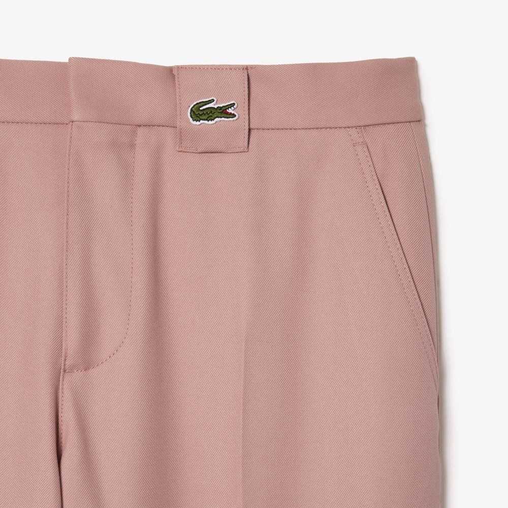 Pink Lacoste Chinos | EKVNIT-847