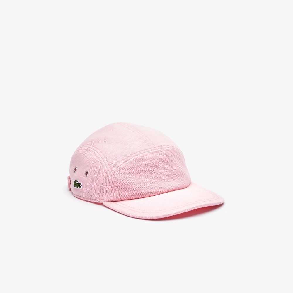 Pink Lacoste Girolle L!VE Cotton Pique Cap | AUDCSH-293