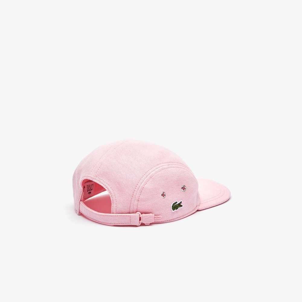 Pink Lacoste Girolle L!VE Cotton Pique Cap | AUDCSH-293