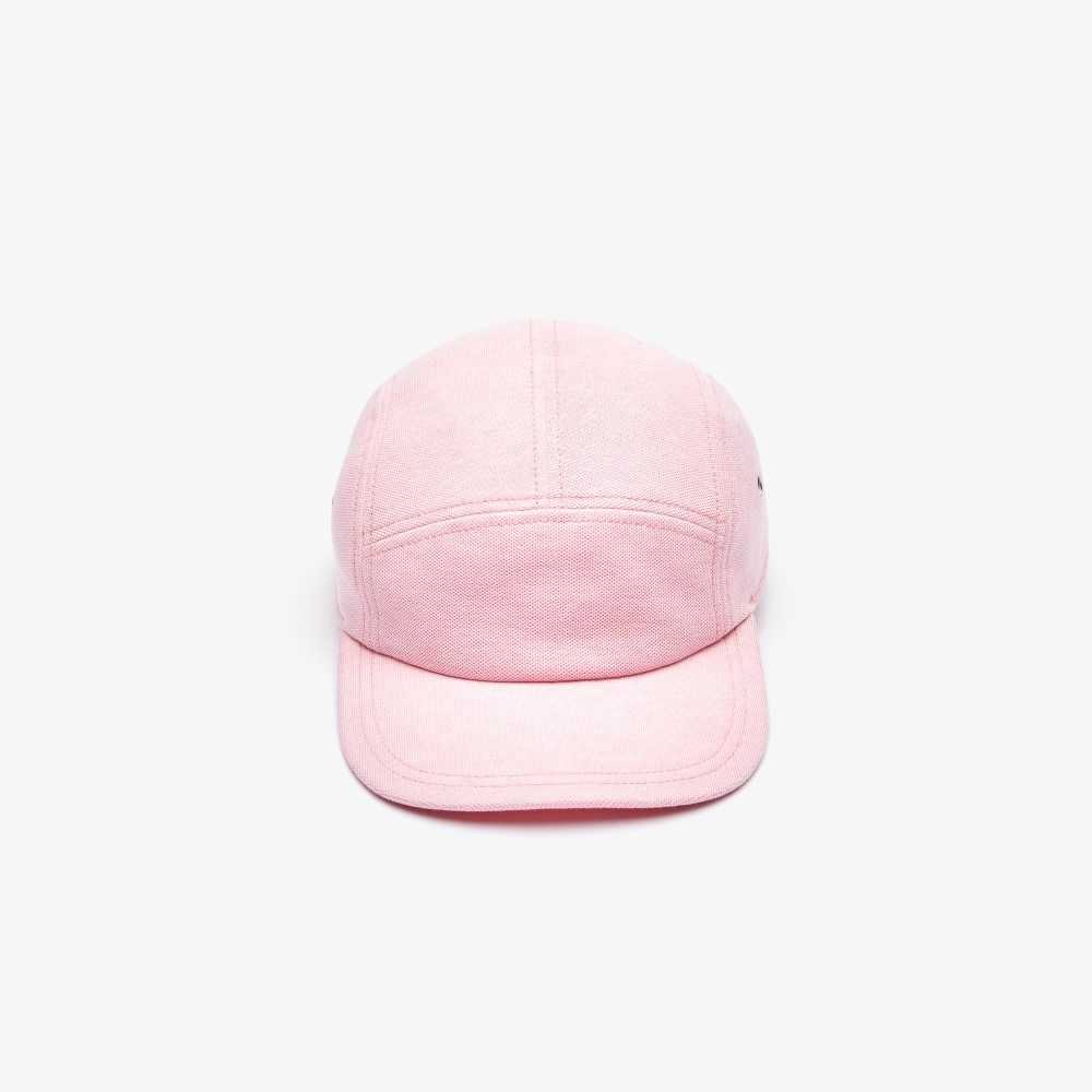 Pink Lacoste Girolle L!VE Cotton Pique Cap | AUDCSH-293