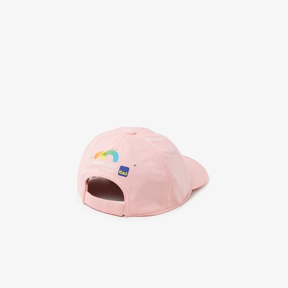 Pink Lacoste Miami Open Hat | ZBFADU-523