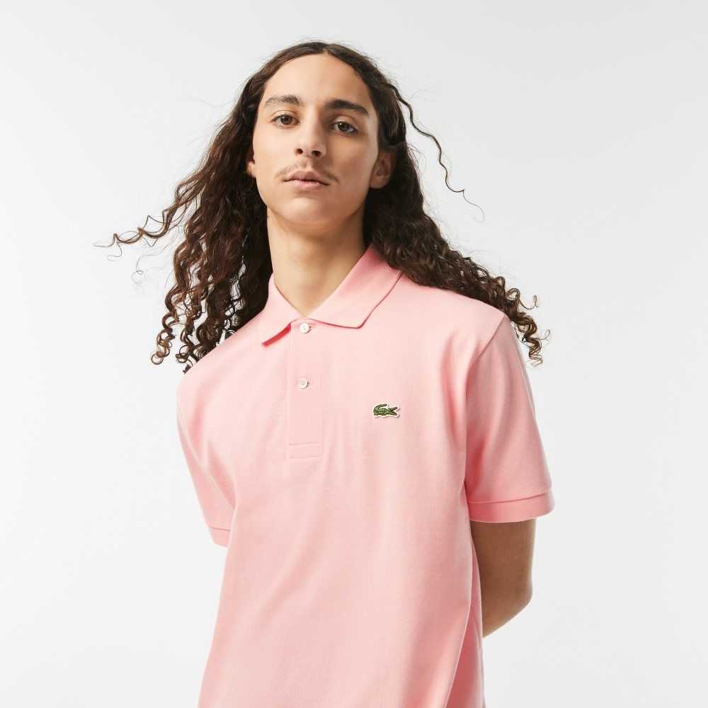 Pink Lacoste Original L.12.12 petit pique cotton Polo | KPCLXM-389