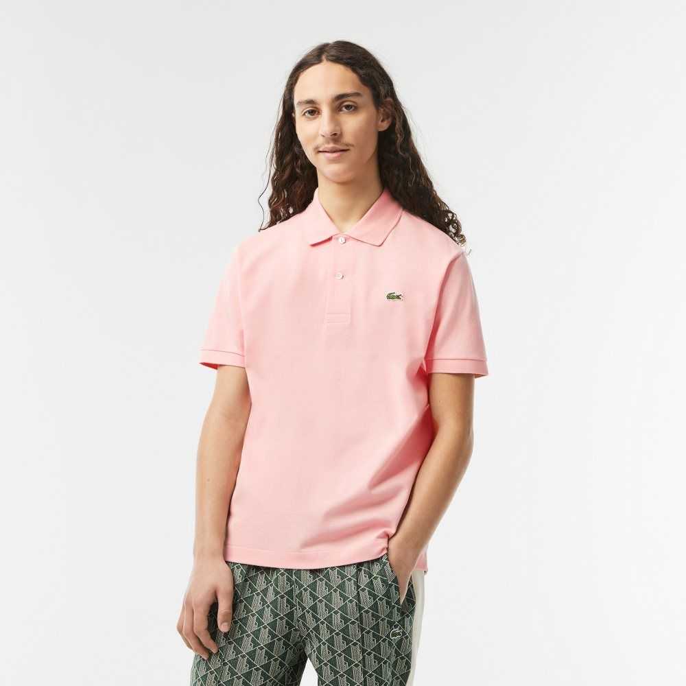 Pink Lacoste Original L.12.12 petit pique cotton Polo | KPCLXM-389