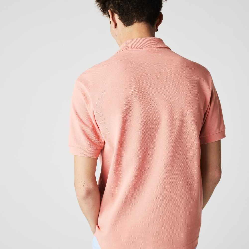 Pink Lacoste Original L.12.12 petit pique cotton Polo | PEGKYN-814