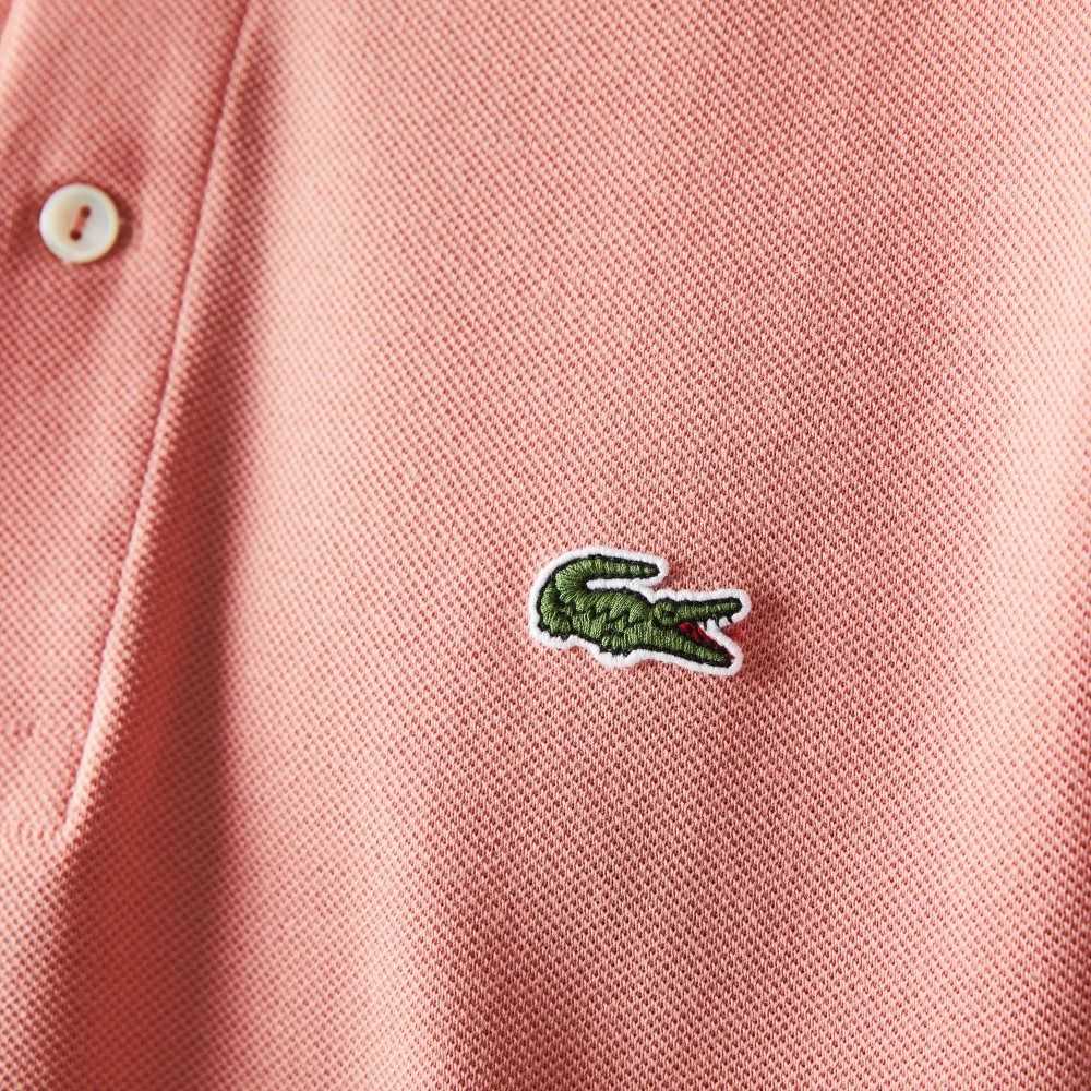 Pink Lacoste Original L.12.12 petit pique cotton Polo | PEGKYN-814