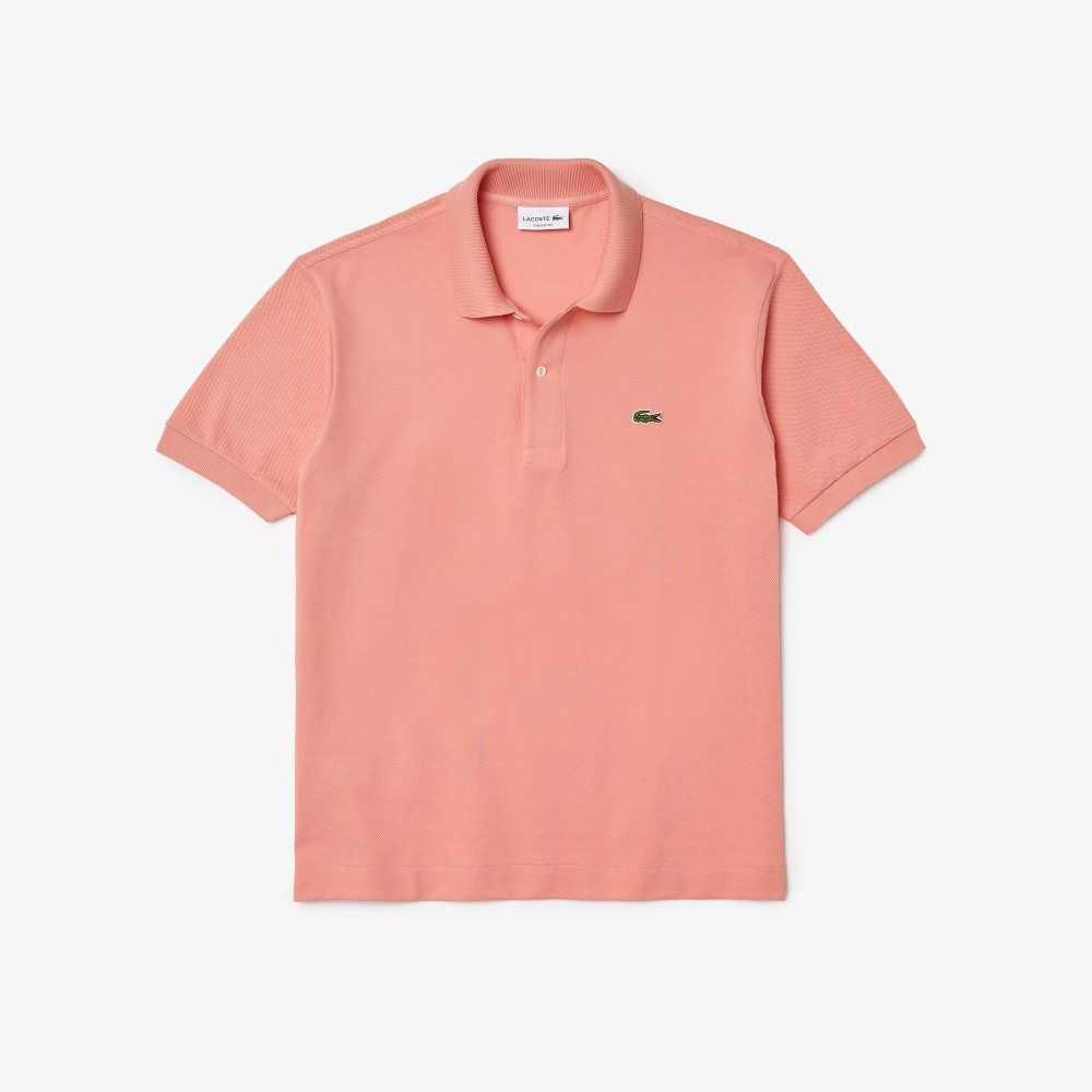 Pink Lacoste Original L.12.12 petit pique cotton Polo | PEGKYN-814