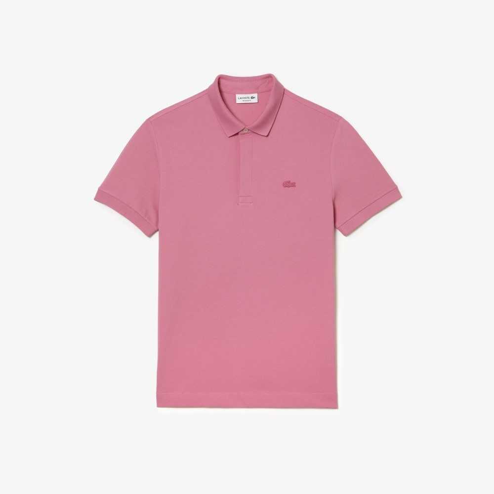 Pink Lacoste Smart Paris Polo Stretch Cotton | KNRWFA-291