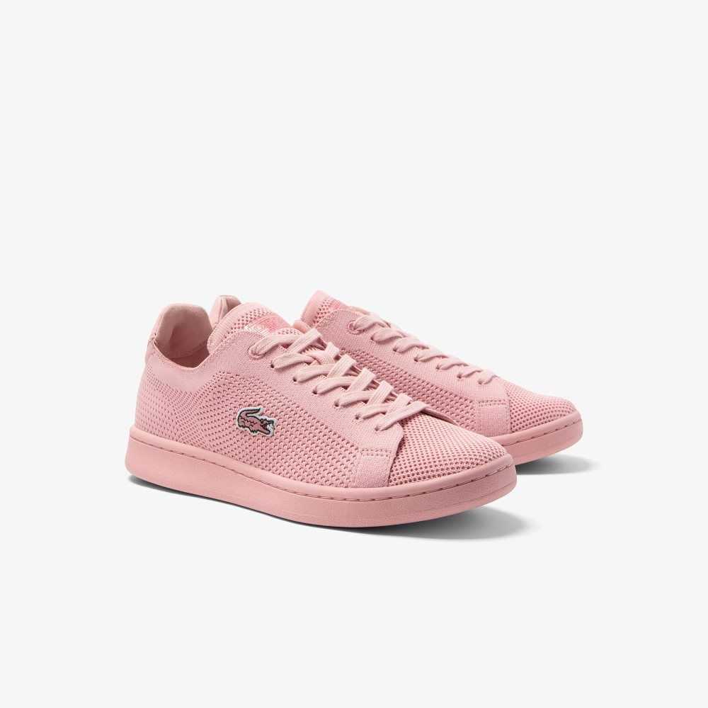 Pnk/Pnk Lacoste Carnaby Pique Heel Pop Sneakers | JHYFOX-723