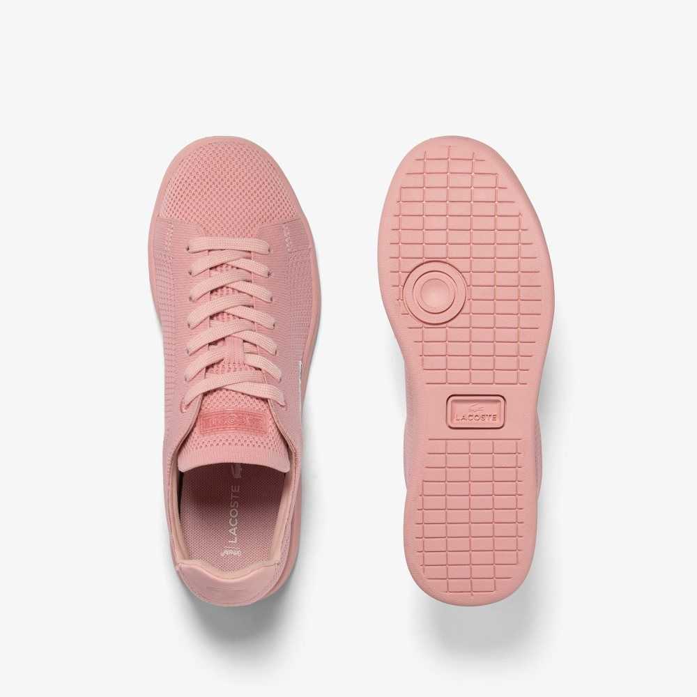 Pnk/Pnk Lacoste Carnaby Pique Heel Pop Sneakers | JHYFOX-723