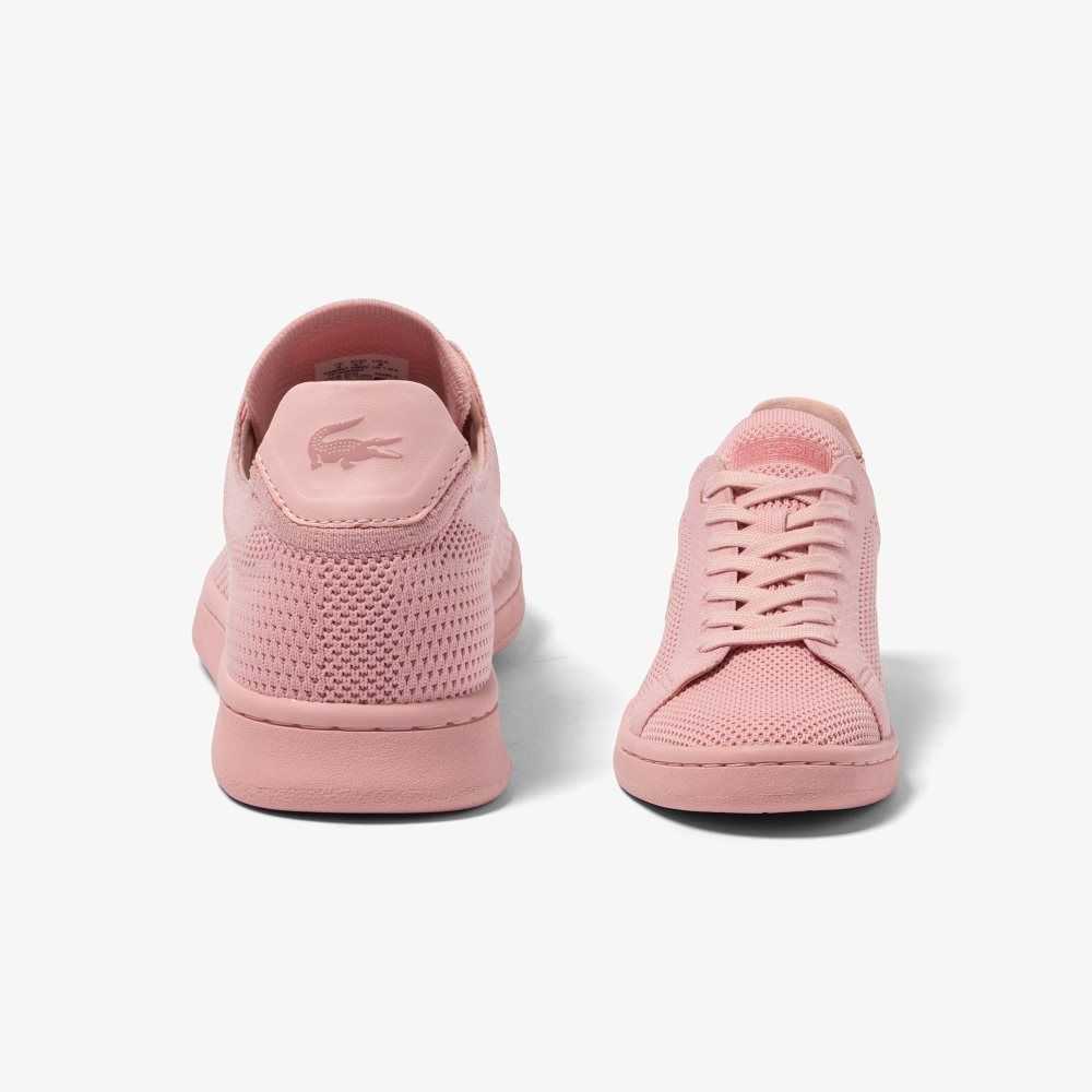 Pnk/Pnk Lacoste Carnaby Pique Heel Pop Sneakers | JHYFOX-723