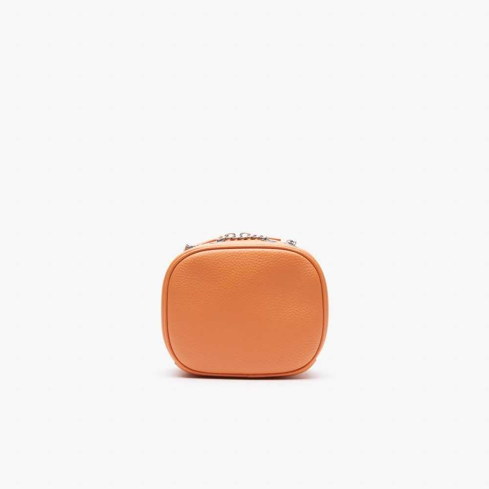 Poterie Lacoste Small Grained Leather Crossover Bag | UZKHVJ-561