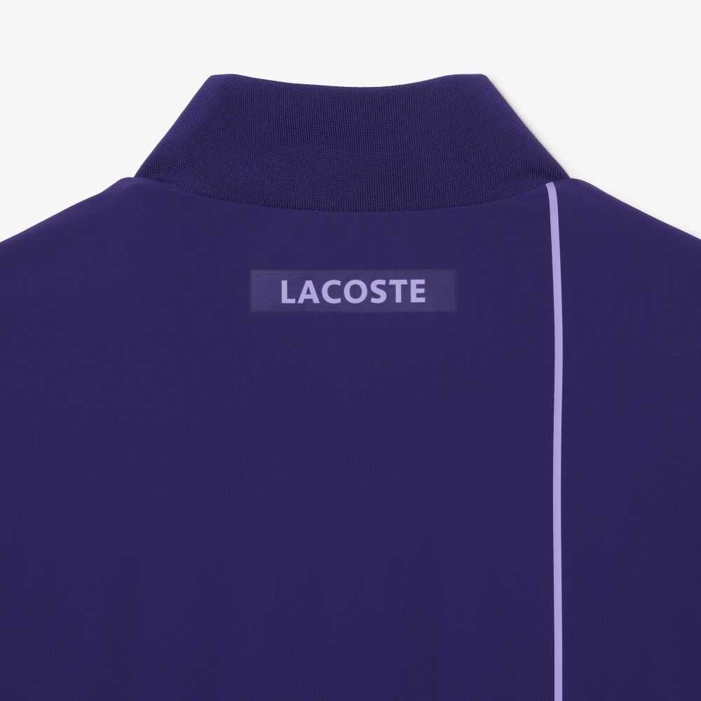 Purple Lacoste SPORT x Novak Djokovic Ceremony Jacket | IKDGLV-291