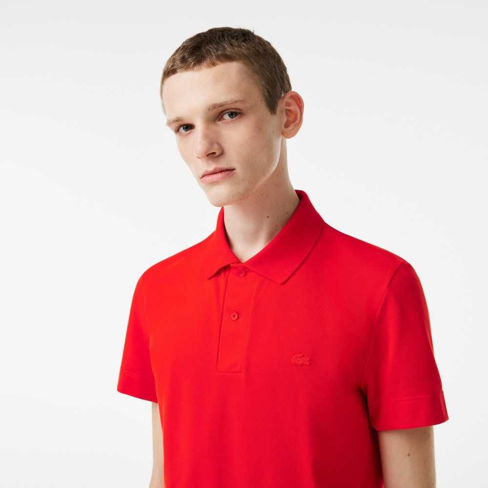 Red Lacoste Movement Ultra Light Pique Polo | RHSYKX-942