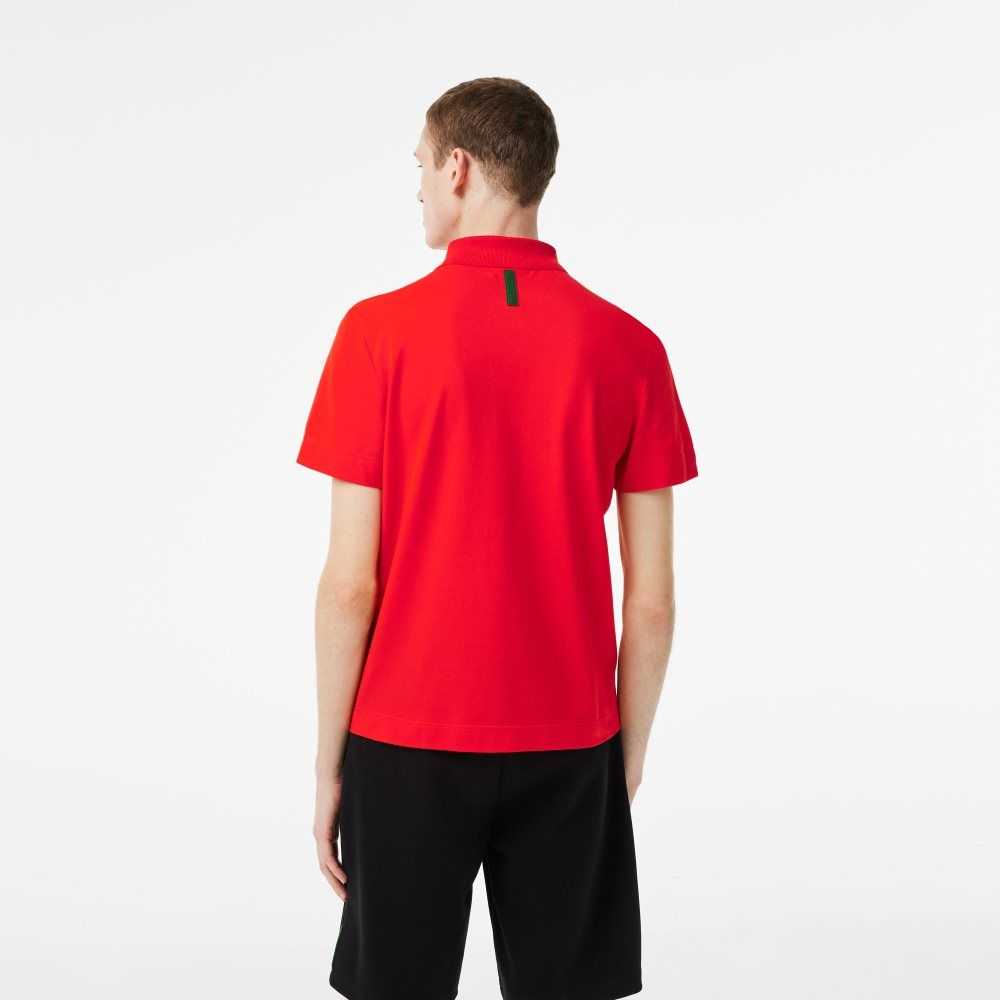 Red Lacoste Movement Ultra Light Pique Polo | RHSYKX-942