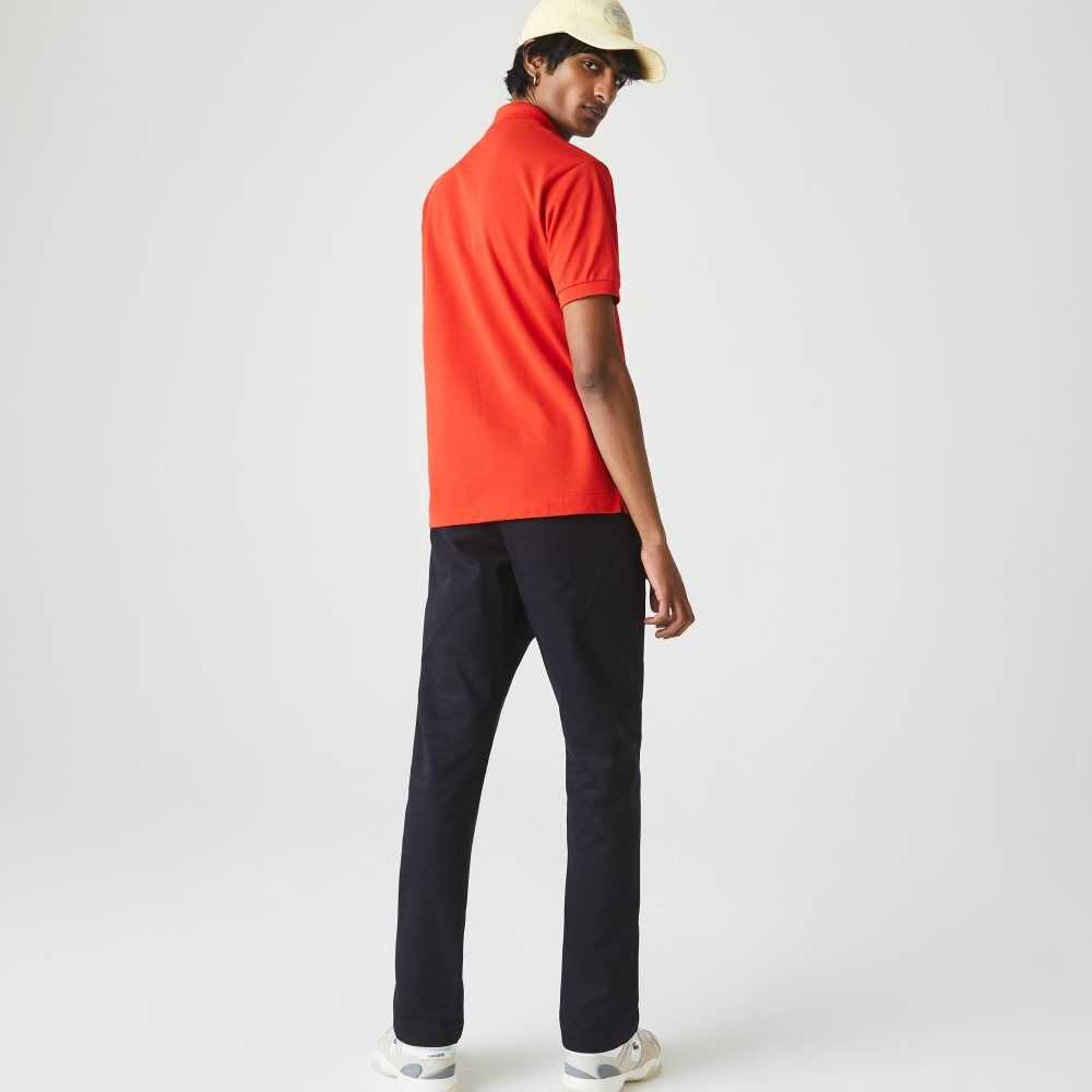 Red Lacoste Original L.12.12 petit pique cotton Polo | QNXRFC-392