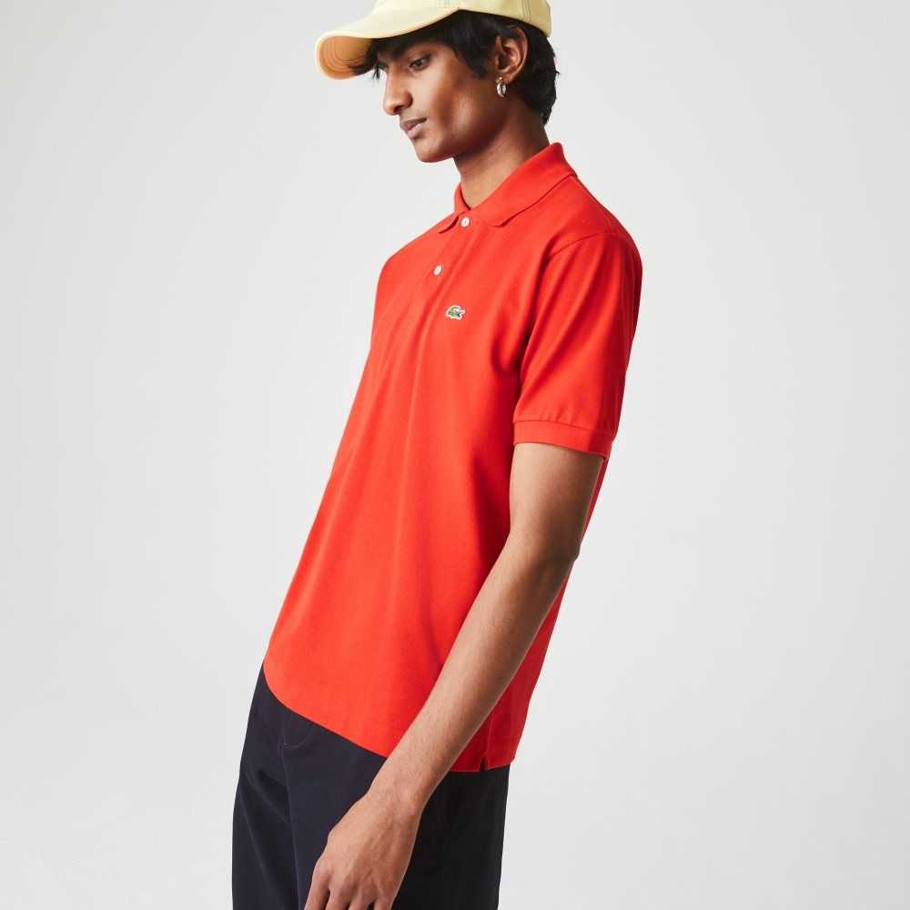 Red Lacoste Original L.12.12 petit pique cotton Polo | QNXRFC-392