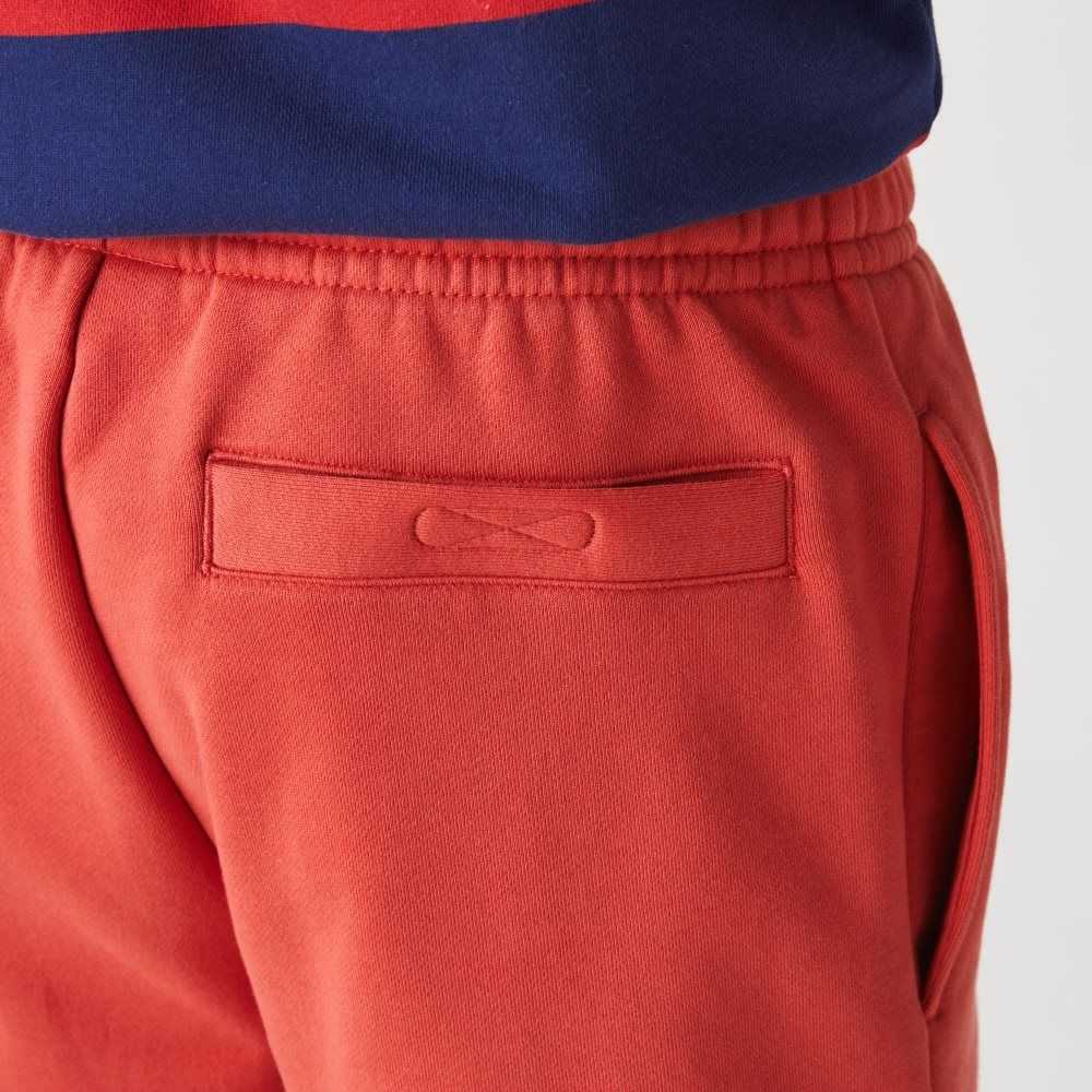 Red Lacoste SPORT Tennis Fleece Shorts | UGCHVD-513