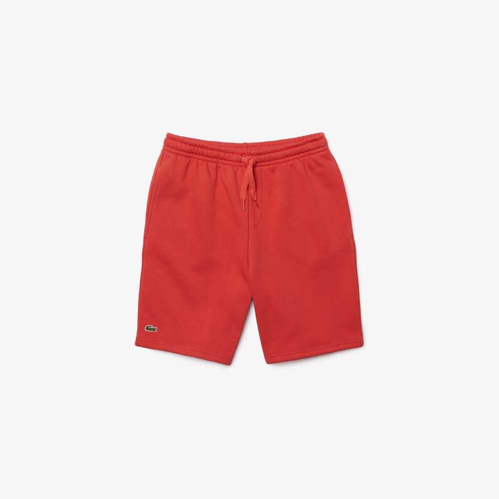 Red Lacoste SPORT Tennis Fleece Shorts | UGCHVD-513