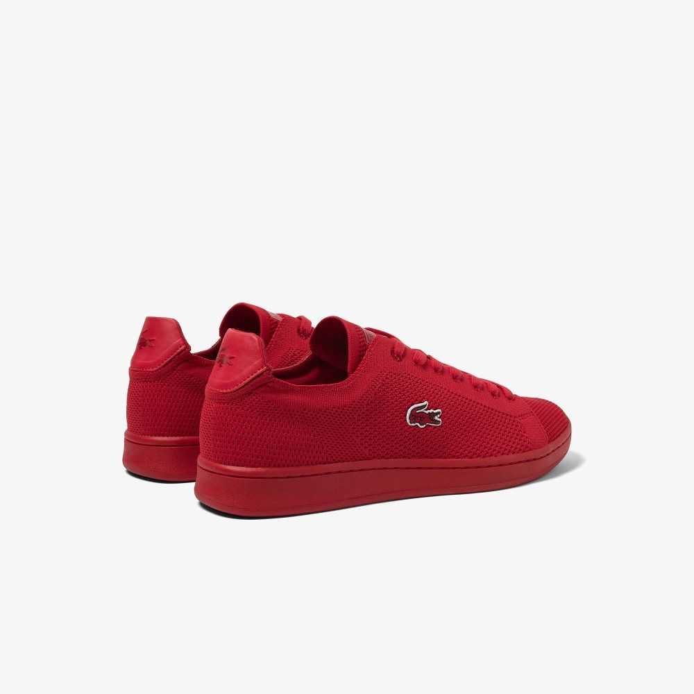 Red/Red Lacoste Carnaby Piquee Sneakers | JOSALR-698