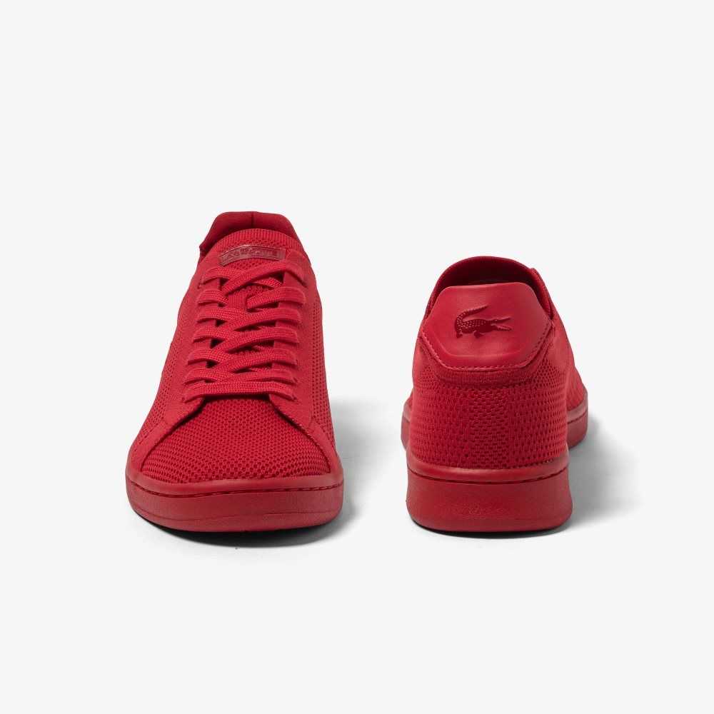 Red/Red Lacoste Carnaby Piquee Sneakers | JOSALR-698