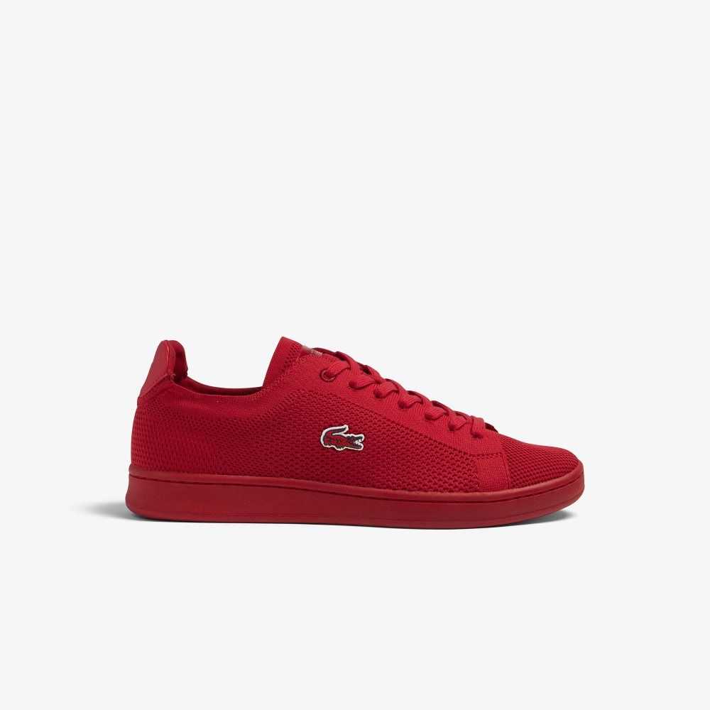 Red/Red Lacoste Carnaby Piquee Sneakers | JOSALR-698