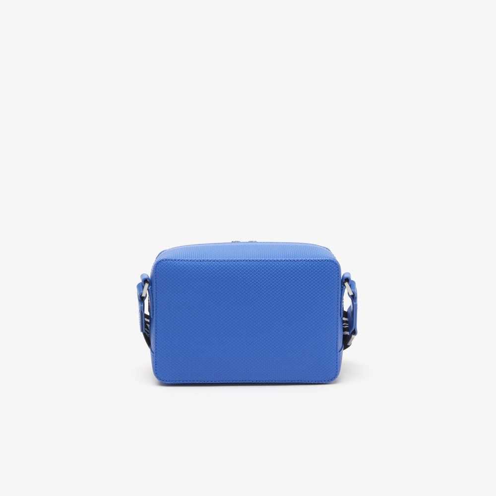 Royaume Bleu Nuit Blanc Lacoste Chantaco Logo Strap Bag | JQVCWT-469